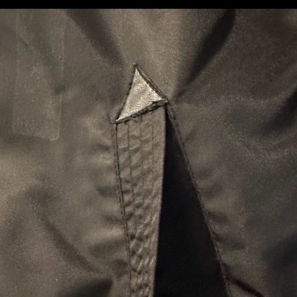 Joes Jeans heavy black bomber jacket / with army detail lining / pre-loved - Picture 12 of 12